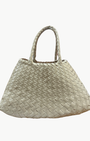 Dragon Diffusion SANTA CROCE SMALL IN PEARL at Romi Boutique