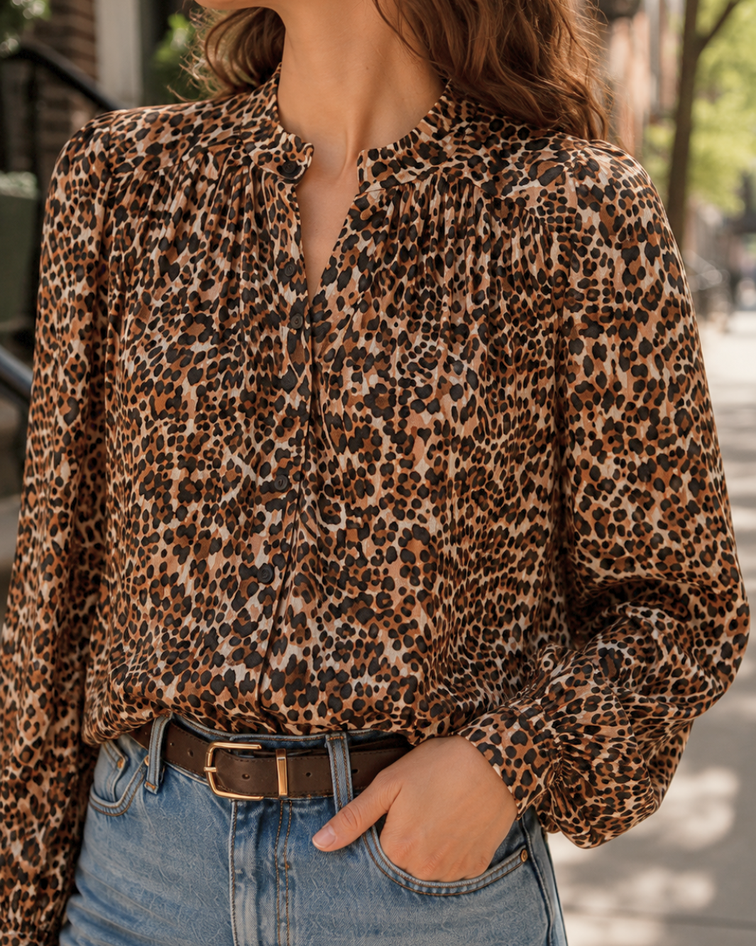 Artemis Leopard Trek Shirt
