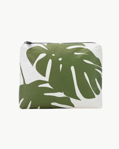 SMALL POUCH IN MONSTERA