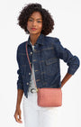 Clare V MIDI SAC WOVEN CHECKER at Romi Boutique