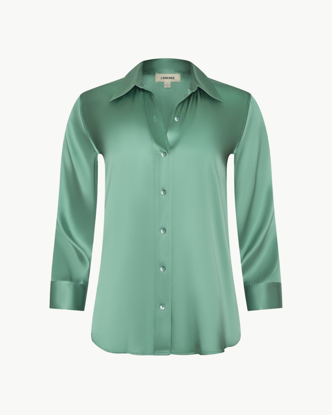 DANI 3/4 SLEEVE BLOUSE IN MALACHITE GREEN - Romi Boutique