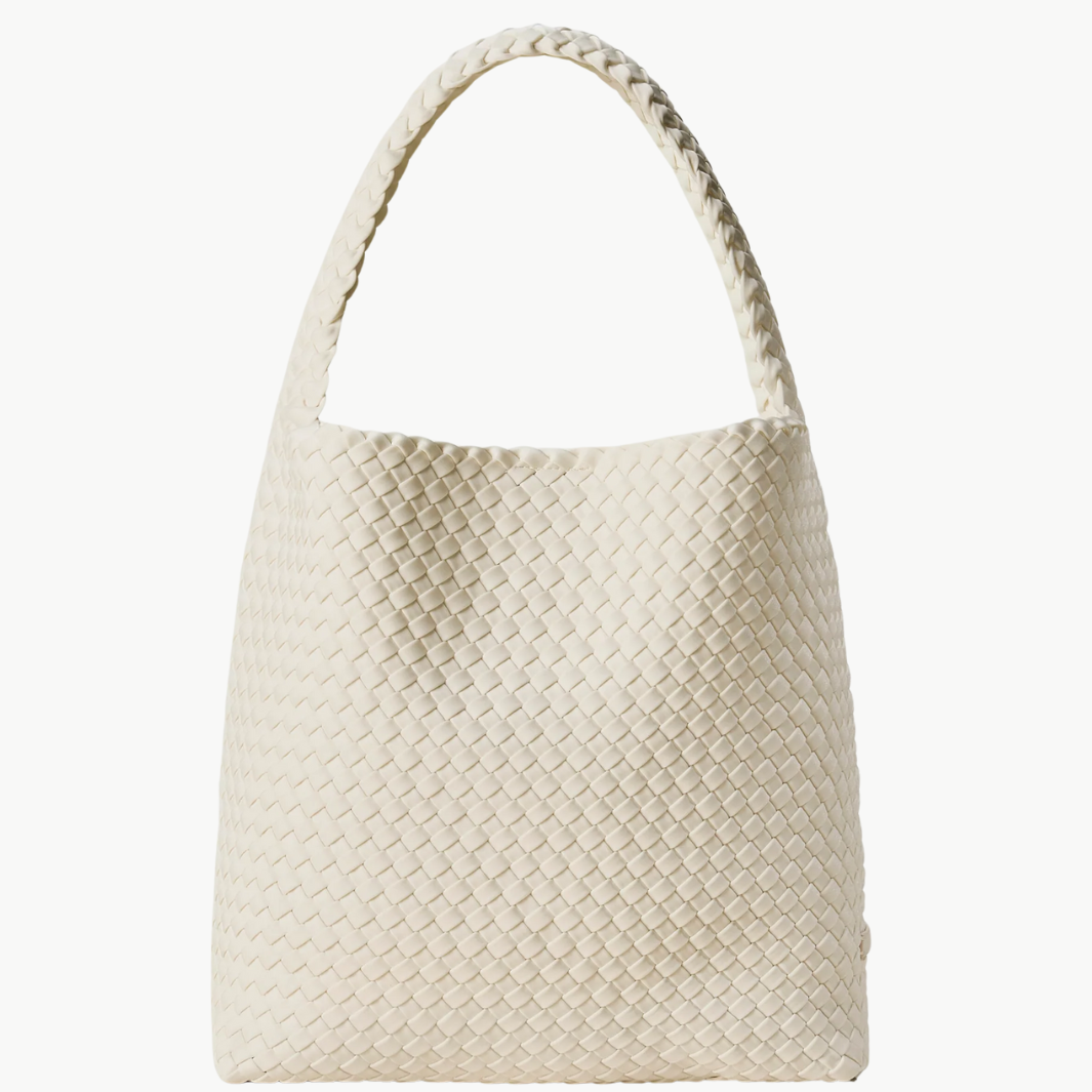 Naghedi NOMAD MEDIUM HOBO IN SALT at Romi Boutique