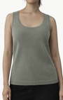 27 Miles Violette Cashmere Tank at Romi Boutique