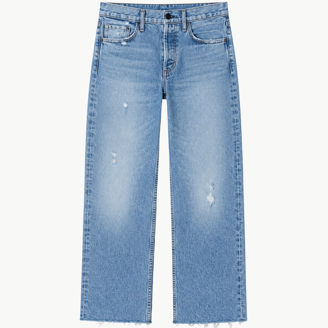Low Rise Straight Jeans