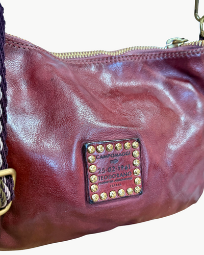 CARINA CROSSBODY IN BURGUNDY