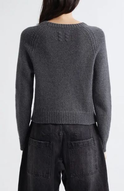 LAUREL SWEATER IN DARK CHARCOAL MELANGE