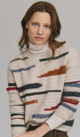 Autumn Cashmere TEXTURED CREW at Romi Boutique