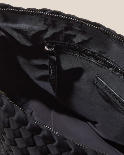 PORTOFINO MEDIUM COSMETIC POUCH IN ONYX