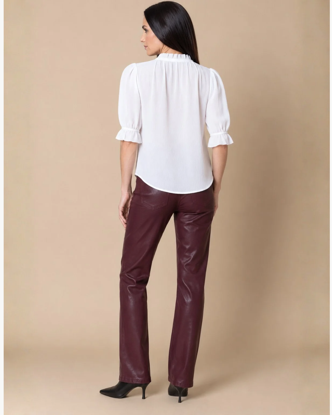 Go Silk Go Evermore Blouse at Romi Boutique