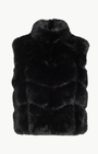 Generation Love ROSARIO FAUX FUR VEST at Romi Boutique