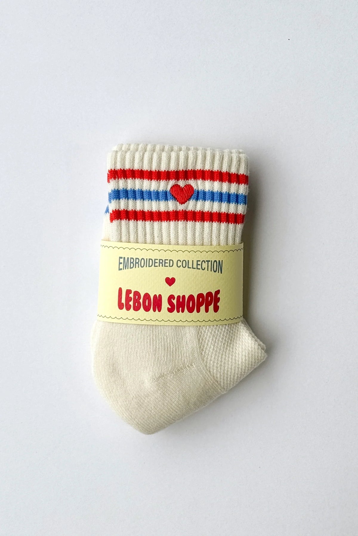Le Bon Shoppe Embroidered Girlfriend Socks at Romi Boutique