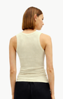Enza Costa TEXTURED RIB SLEEVELESS U at Romi Boutique