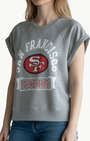 Junk Food 49ERS RAGLAN TANK at Romi Boutique