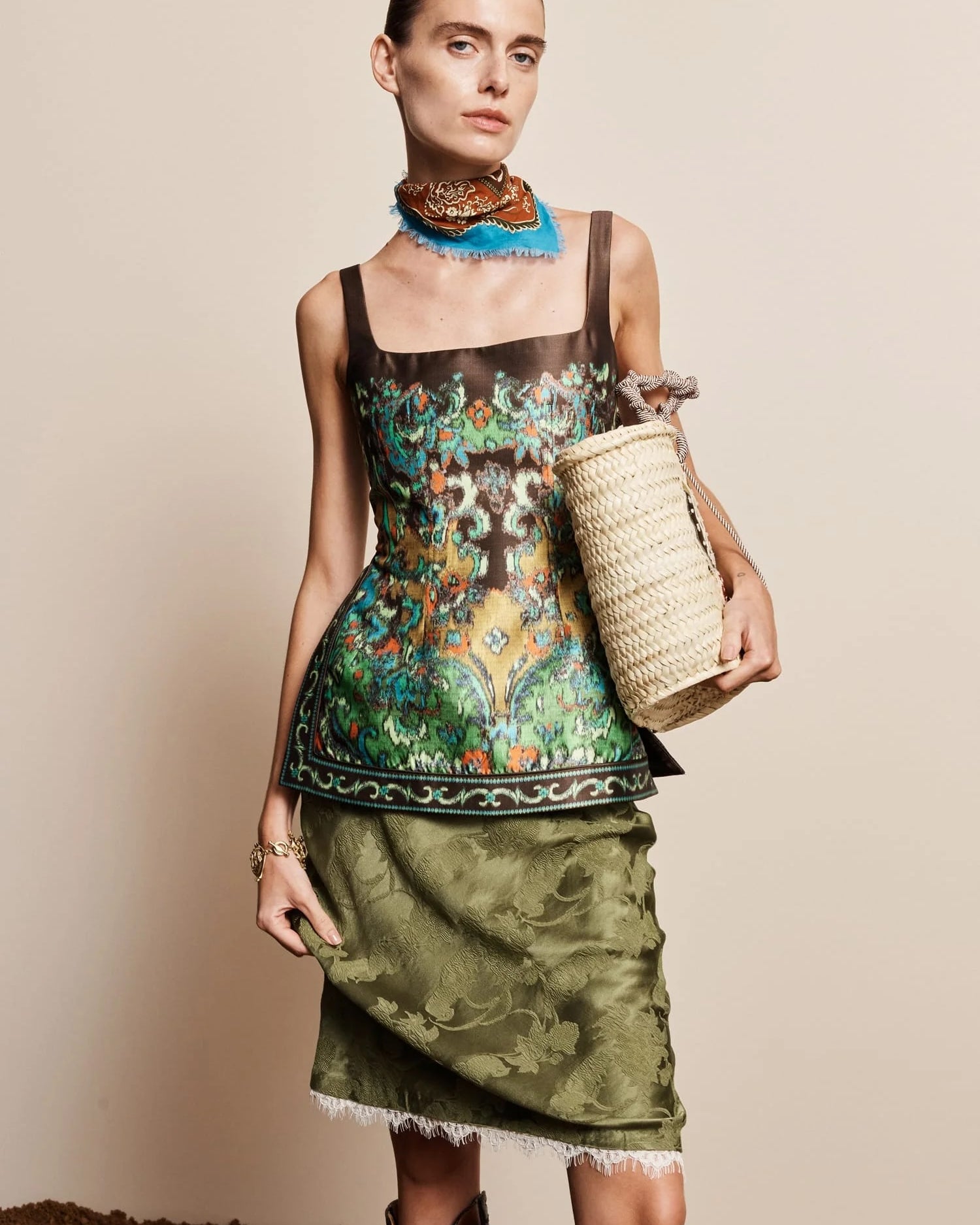 Alemais Winifred Bias Slip Skirt at Romi Boutique