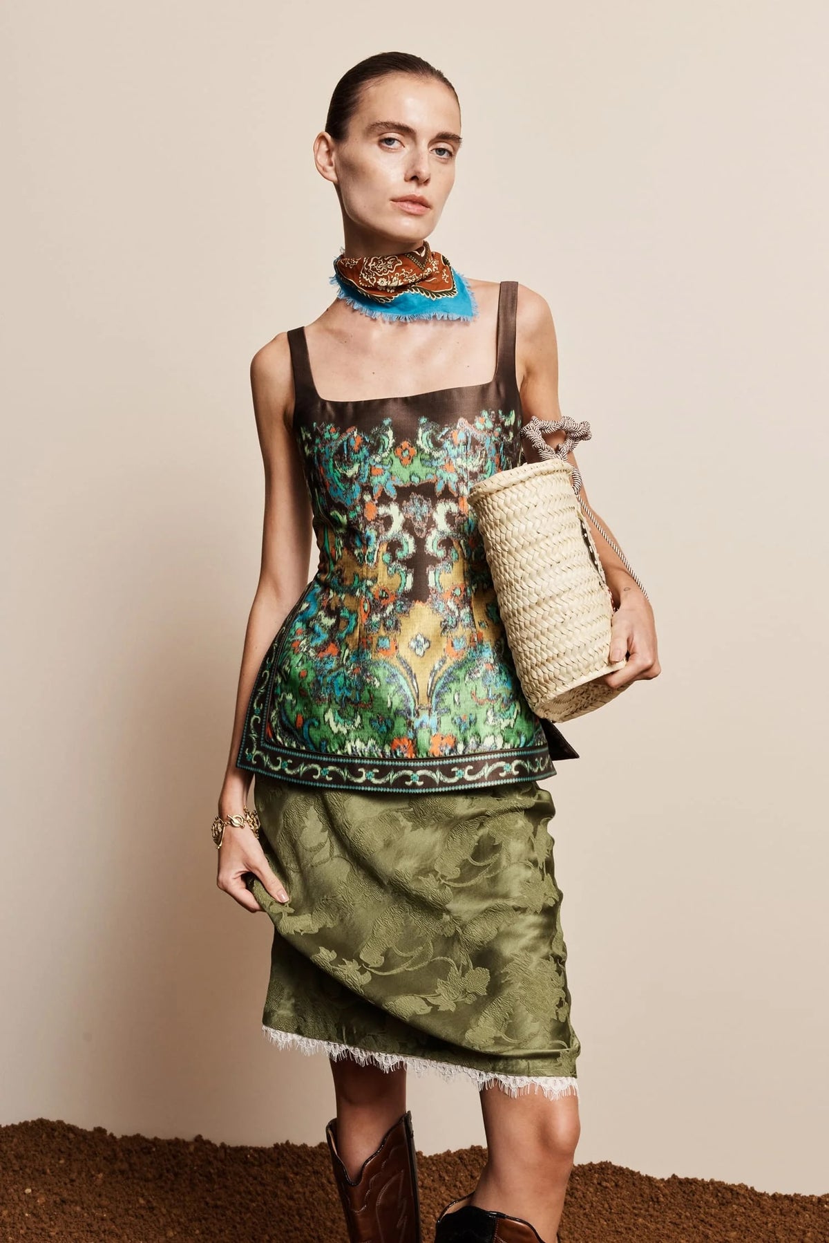 Alemais Winifred Bias Slip Skirt at Romi Boutique