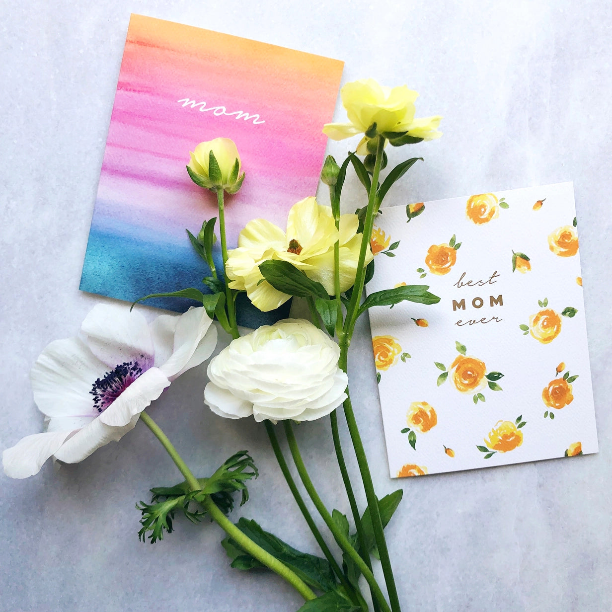 Abigail Jayne Design Best Mom Ever Roses Greeting Card at Romi Boutique