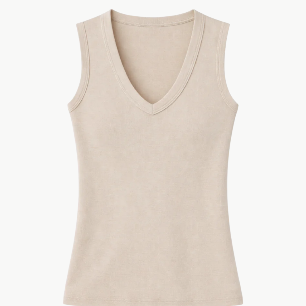 Supima Cotton Sleeveless V