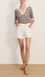 Veronica Beard ISSA KNIT POLO at Romi Boutique