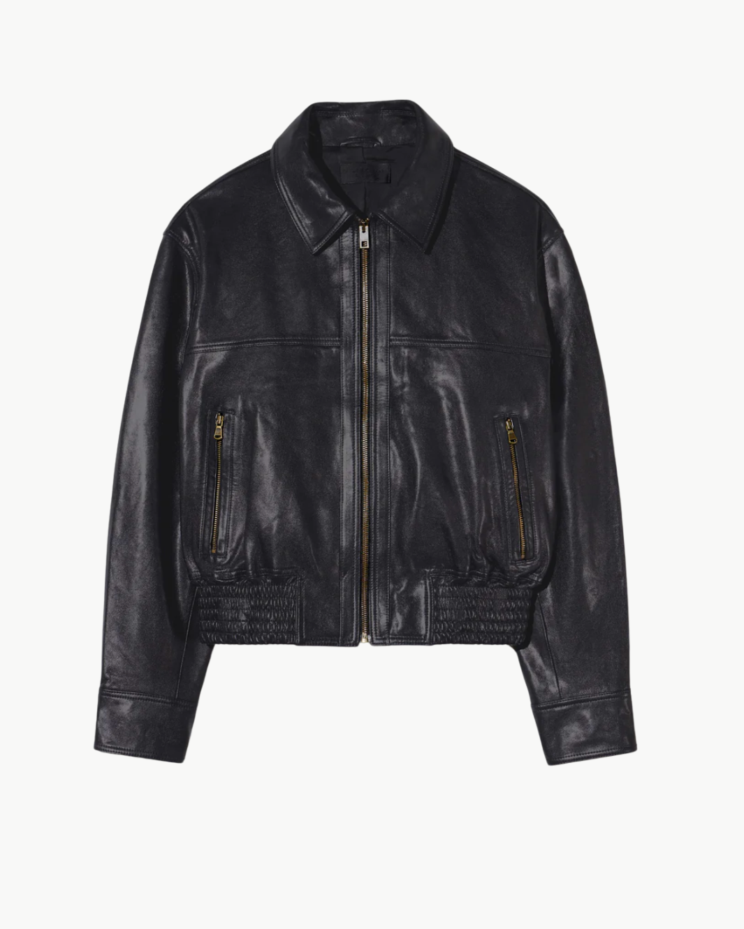 Aime Leather Bomber Jacket