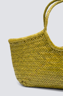 NANTUCKET BASKET BIG IN BAMBOO GREEN