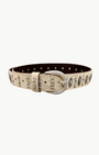 PUNTOVITA CHEYENNE BELT IN LIGHT BEIGE at Romi Boutique