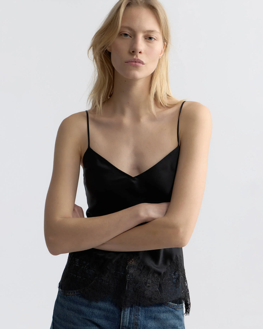 Nili Lotan Nadine Lace Cami Top at Romi Boutique