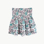 Bell PLEATED SMOCKED MINI SKIRT at Romi Boutique