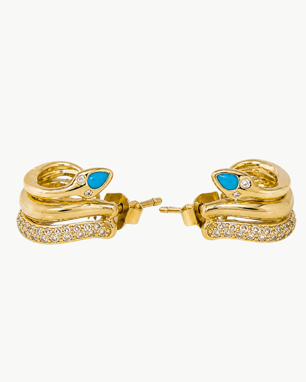 Native Gem Slither Snake Huggies at Romi Boutique