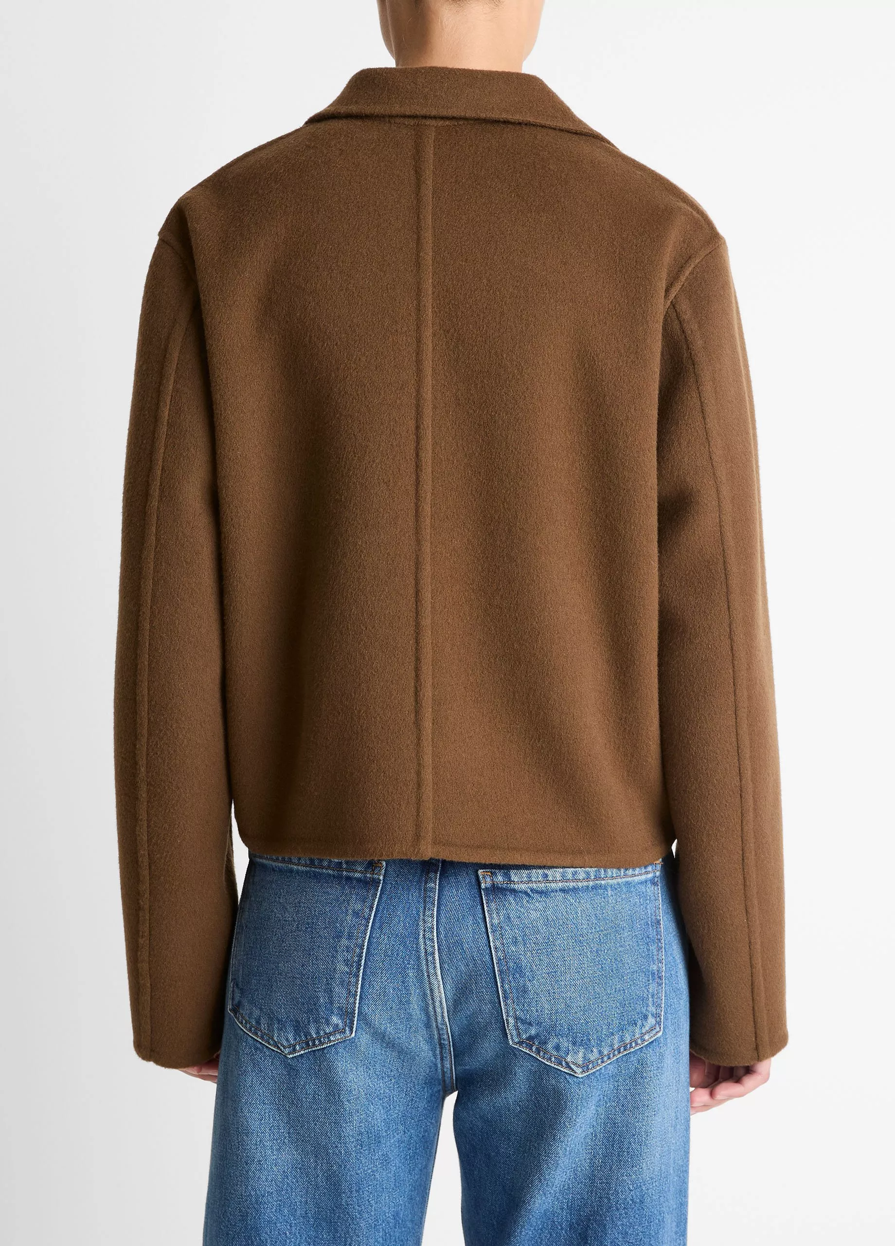 Vince WOOL AND CASHMERE-BLEND SHORT JACKET at Romi Boutique