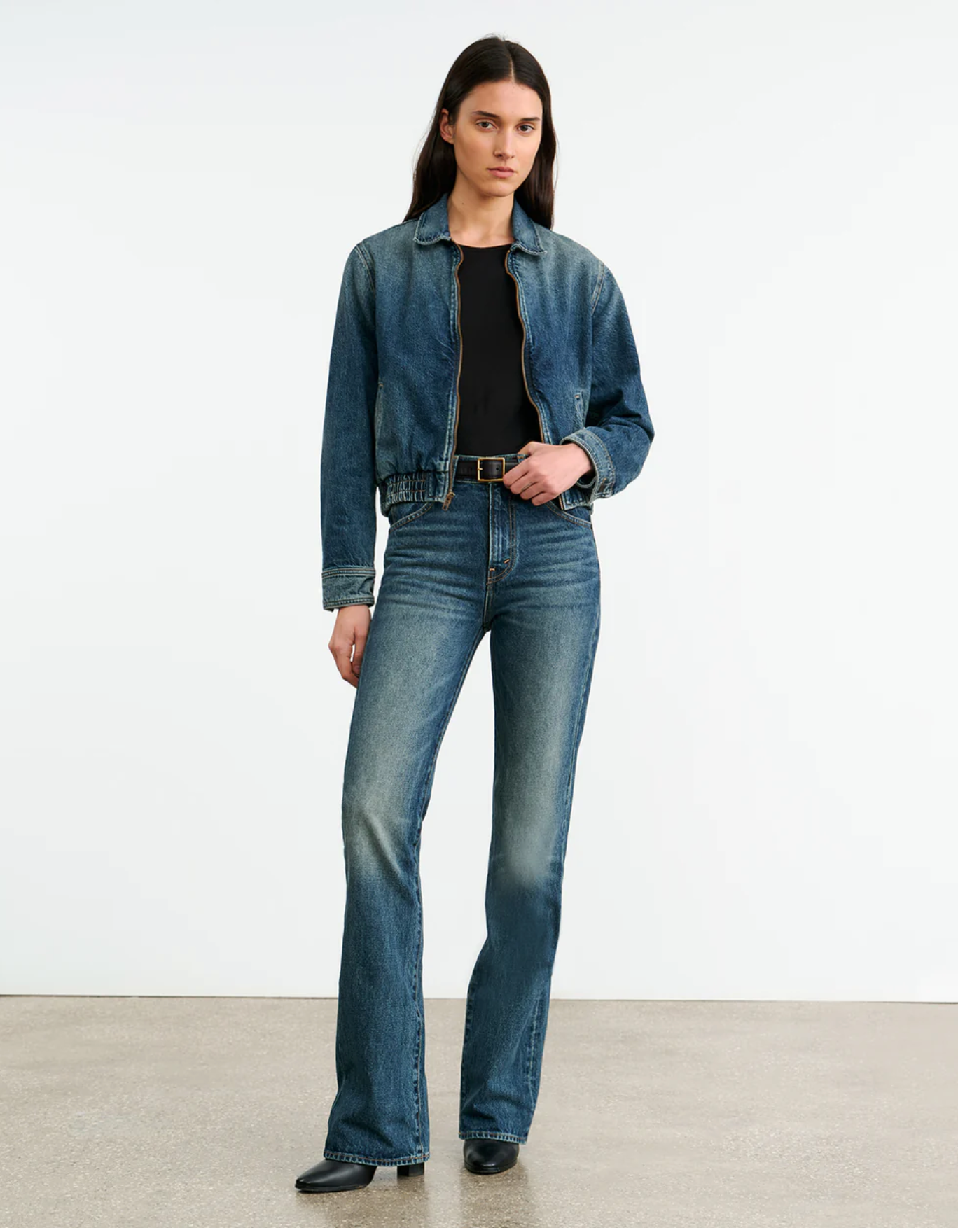 NAJAC DENIM JACKET IN SIMON WASH - Romi Boutique