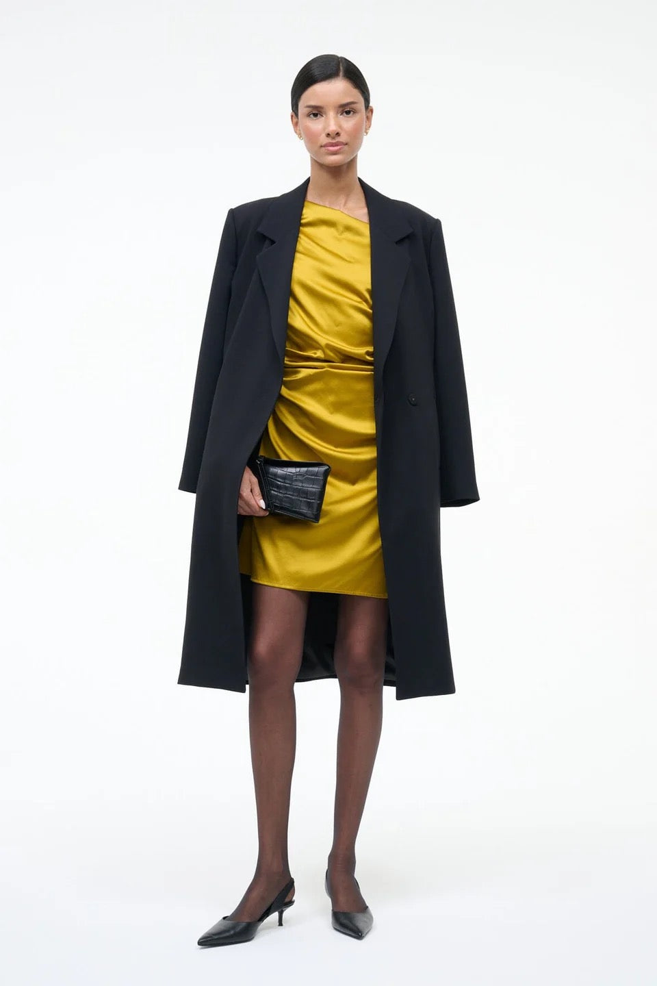 MINI PHARE DRESS IN TURMERIC