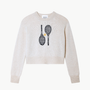 Cashmere Tennis Embroidered Sweatshirt