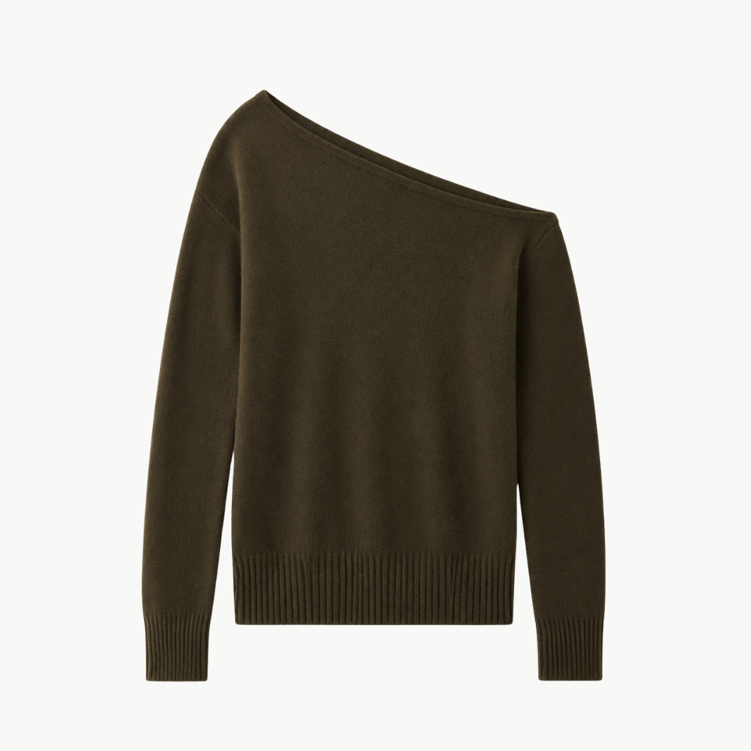 Ramy Brook Chance Merino Off-The-Shoulder Sweater at Romi Boutique