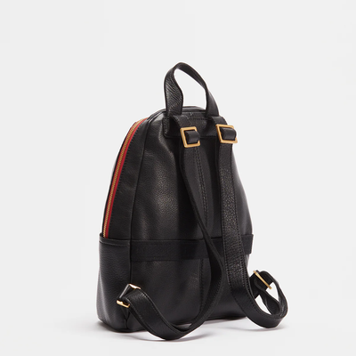 HUNTER MED IN BLACK/BRUSHED GOLD RED ZIP