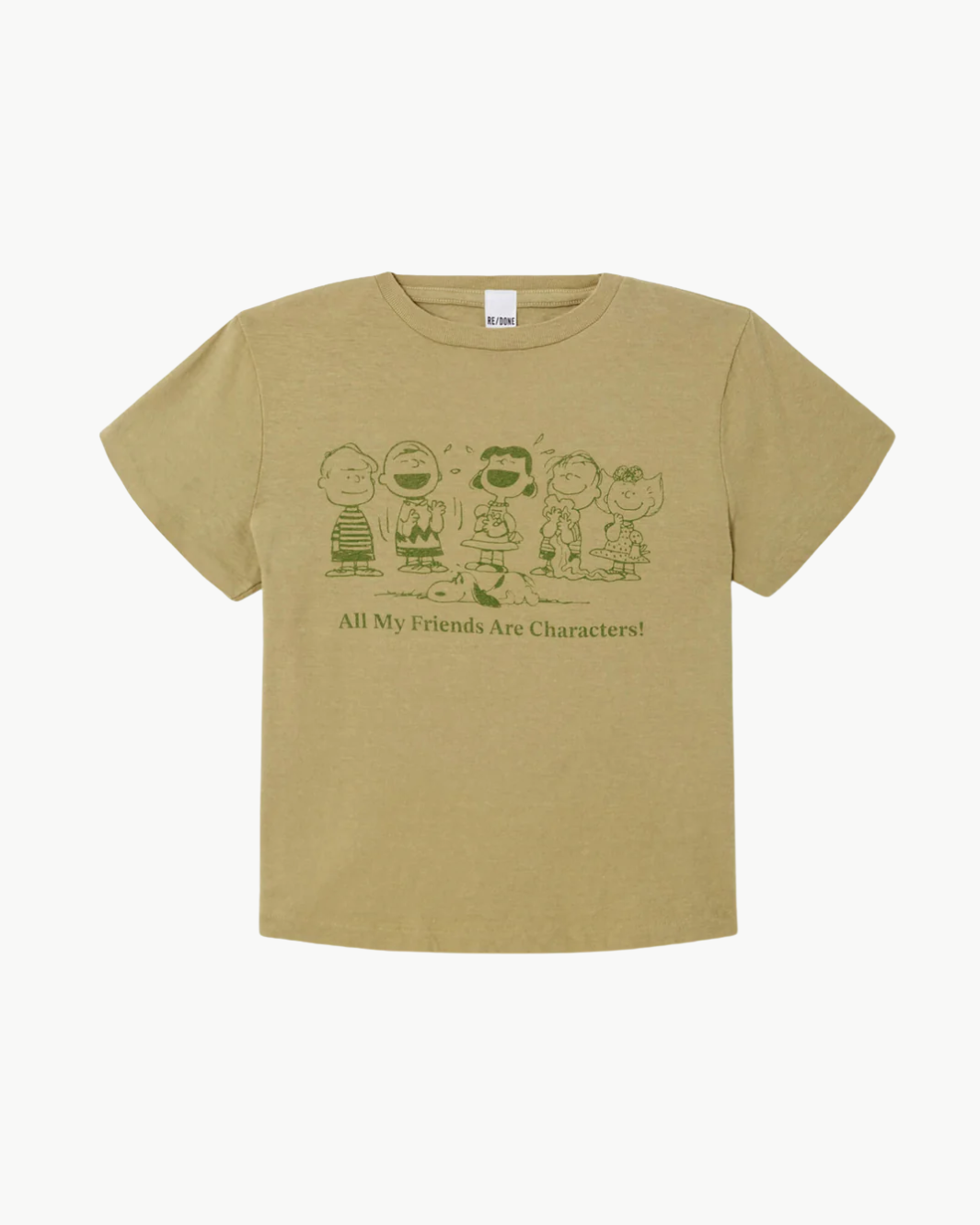 Re/Done CLASSIC TEE PEANUTS CHARACTERS at Romi Boutique