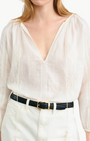 Nili Lotan CRISTO BLOUSE at Romi Boutique