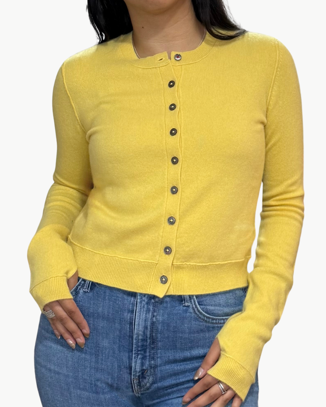 ROYAL CASHMERE CARDIGAN IN MEYER