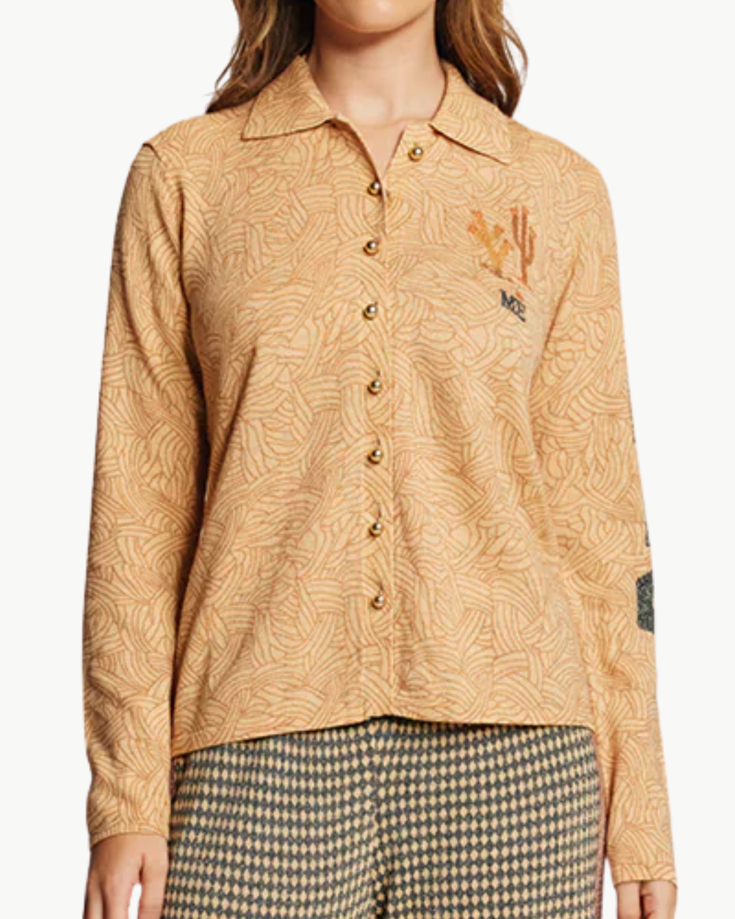 Me369 SERENITY BUTTON SHIRT at Romi Boutique