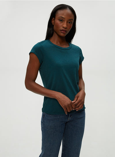 TRUDY SUPIMA TEE IN RAINFOREST