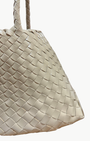 Dragon Diffusion SANTA CROCE SMALL IN PEARL at Romi Boutique