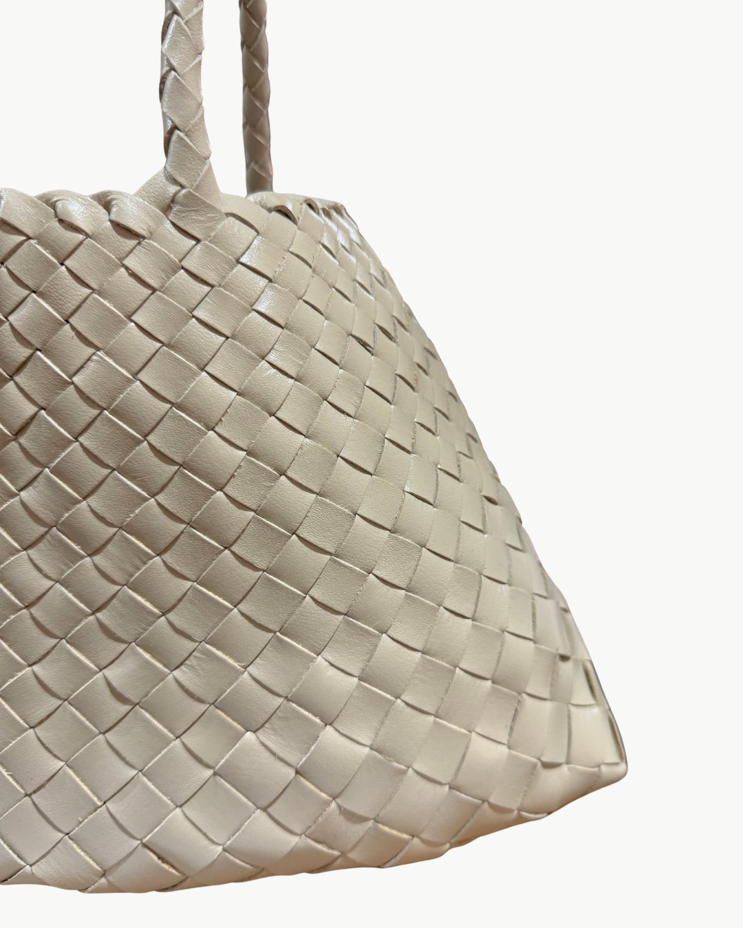 Dragon Diffusion SANTA CROCE SMALL IN PEARL at Romi Boutique
