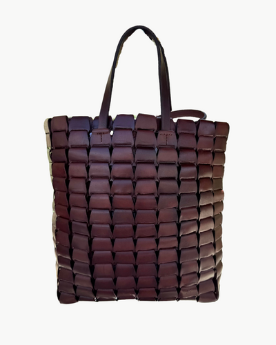 LINK TOTE IN BRUCIATO