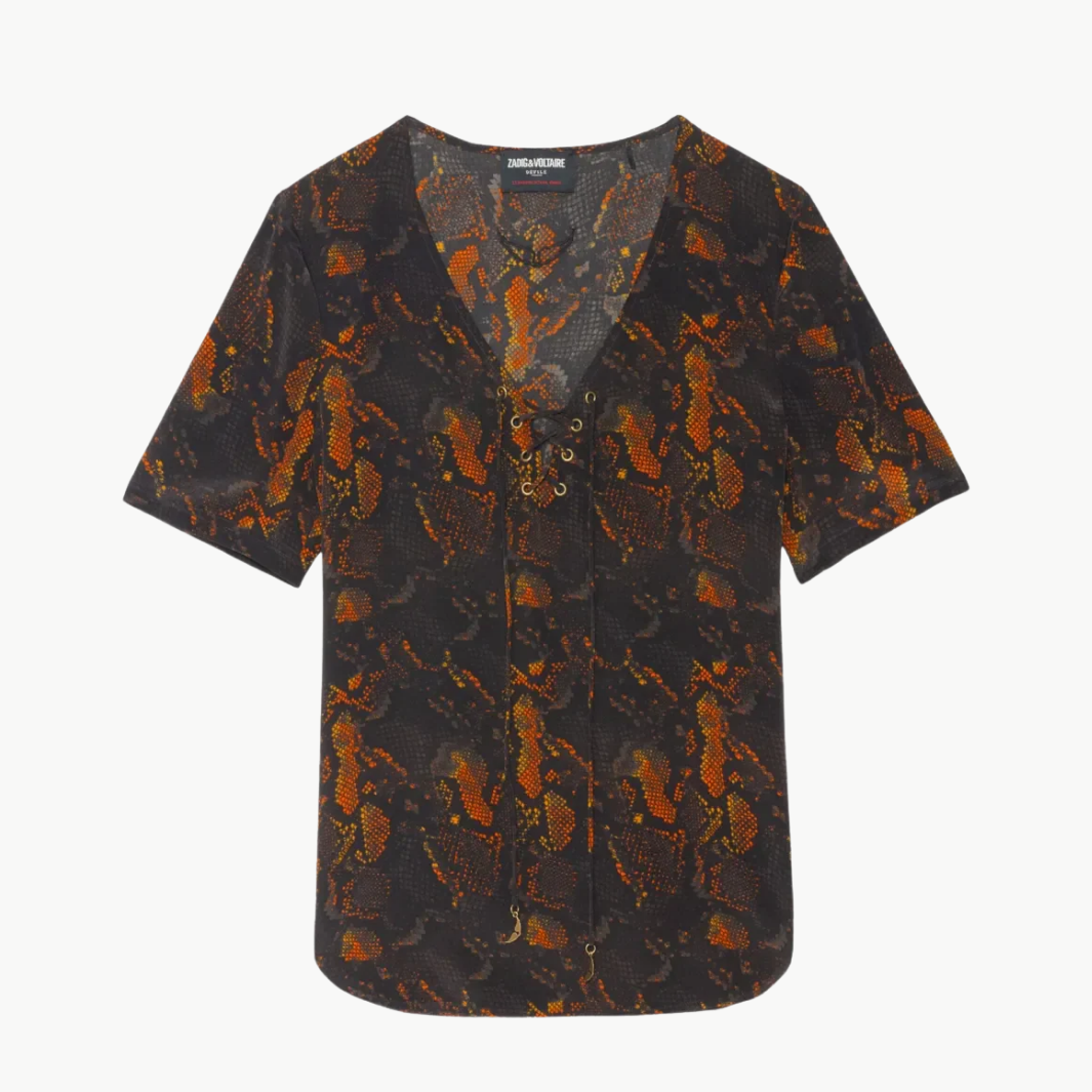 Zadig & Voltaire TERZO PYTHON TOP at Romi Boutique