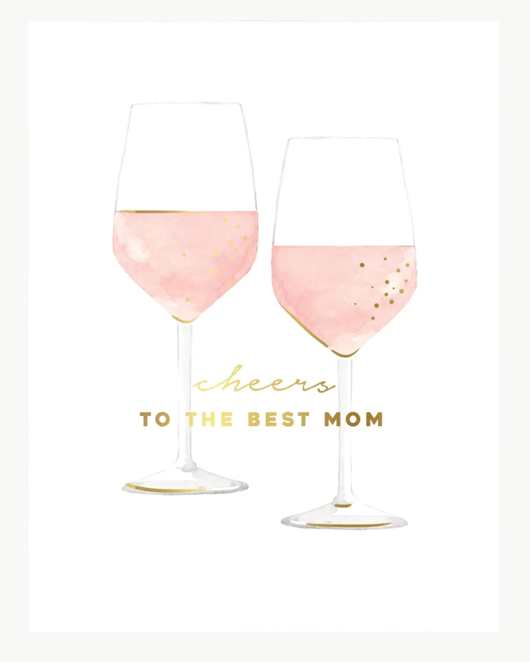 Abigail Jayne Design Mom Cheers Greeting Card at Romi Boutique