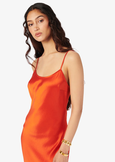 POMONA DRESS IN TIGERLILY