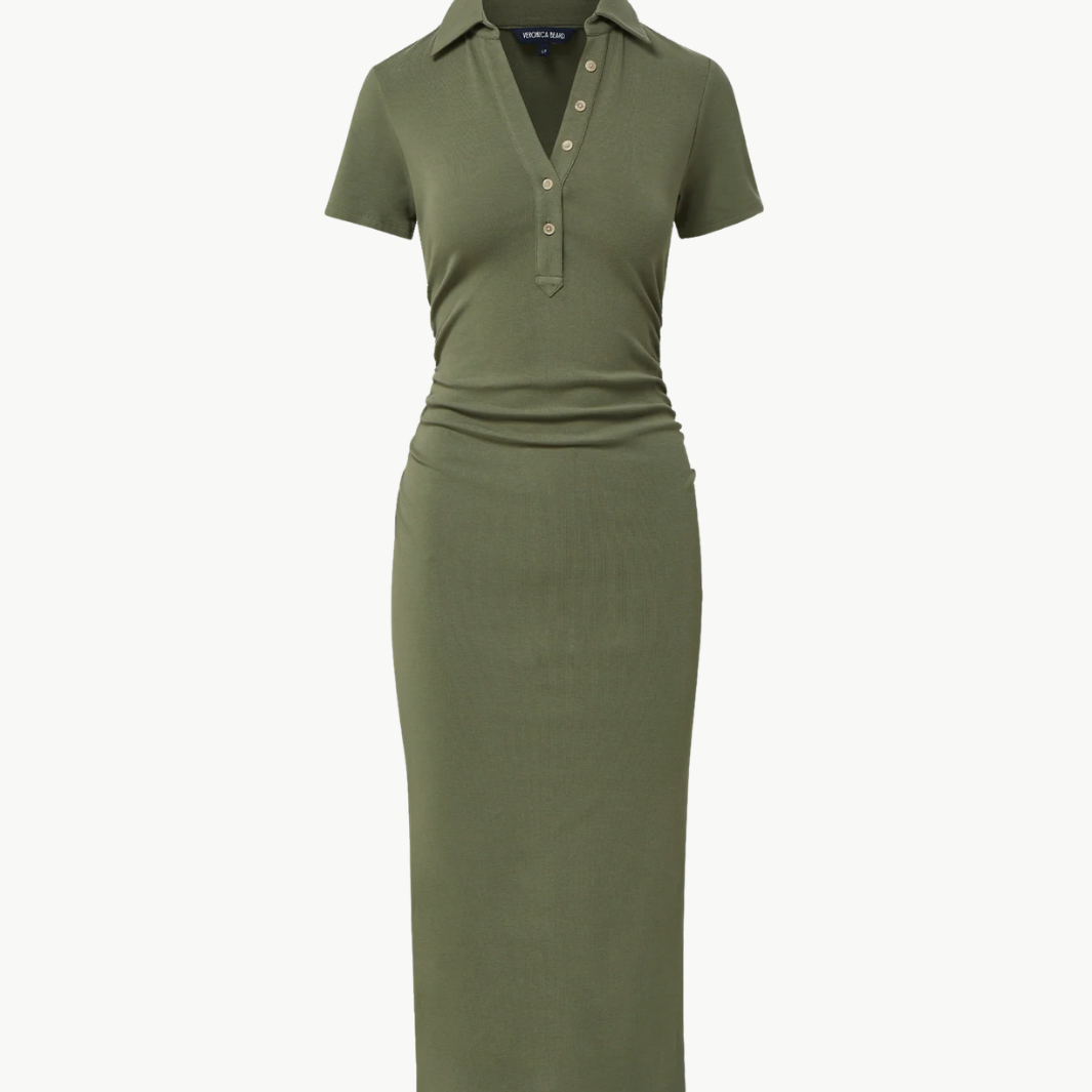 Veronica Beard Besser Polo Midi Dress at Romi Boutique