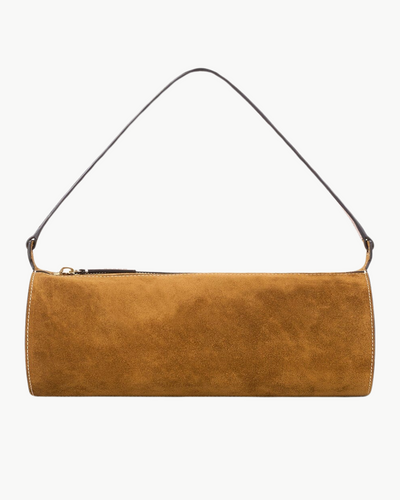 MINI TARU BAG IN TAN SUEDE - Romi Boutique