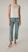 Generation Love LAURIE LACE COMBO TANK at Romi Boutique