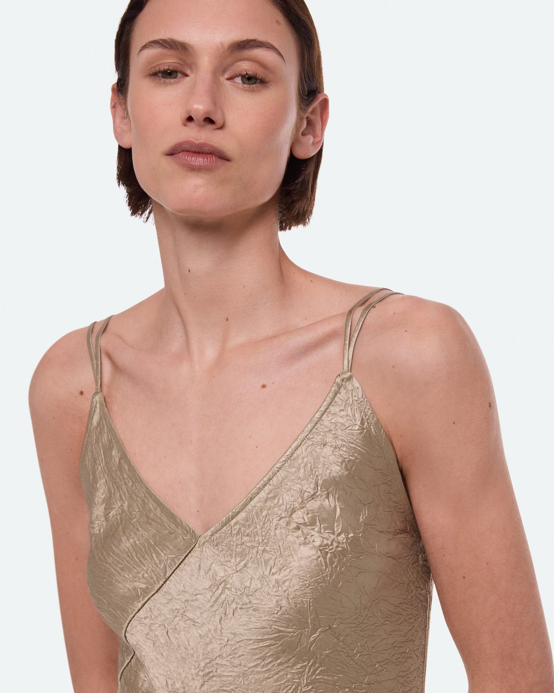 Crinkle Slip Top