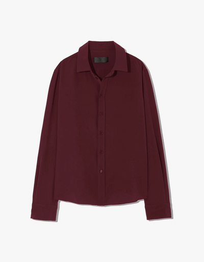 GAIA SLIM SHIRT IN CLARET